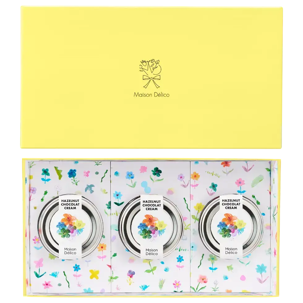 「ヘーゼルナッツショコラクリーム」3本 上代3,240円（税込）