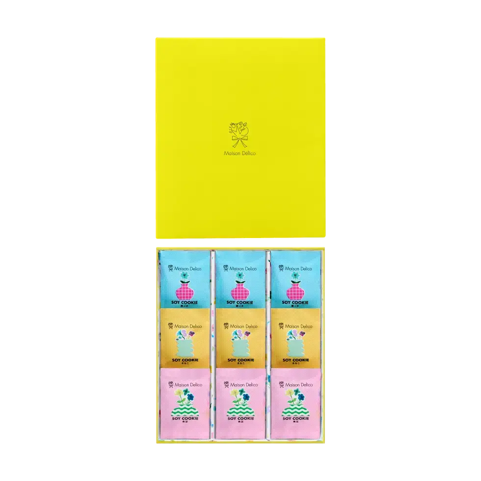 「ソイクッキー」9枚入（3種） 上代1,080円（税込）