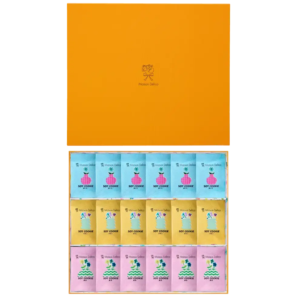 「ソイクッキー」18枚入（3種） 上代2,160円（税込）